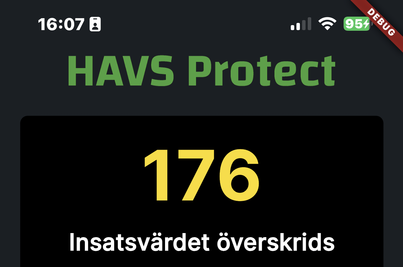 HAVS Protect app