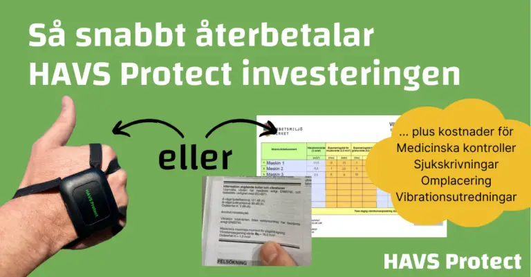 Så snabbt återbetalar HAVS Protect investeringen