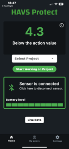 HAVS Protect mobile app