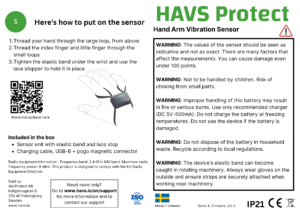 Safety Instruction HAVS Protect